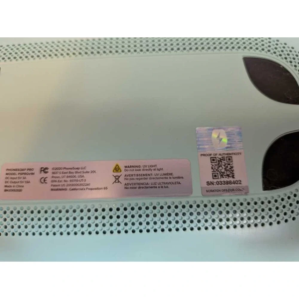 PhoneSoap Pro UV Sanitizer Cleaner & Charger Model PSProv1M‎ 2020 Teal Green